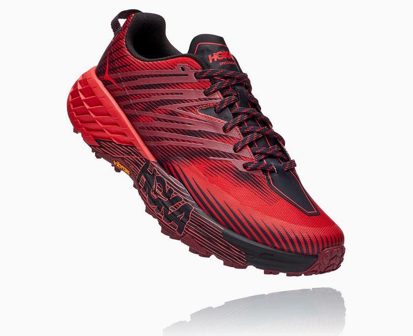 Hoka One One M Speedgoat 4 Wide Trail Running Shoes NZ O851-629